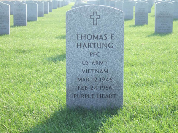 Thomas Hartung Headstone